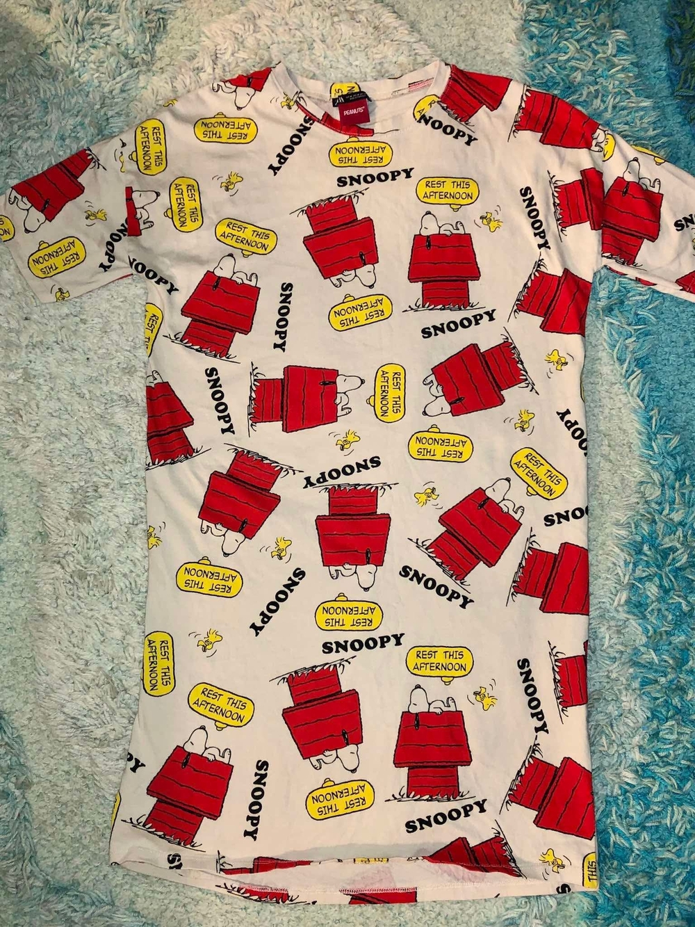 Zara x Peanuts Peanuts Snoopy T-Shirt Dress (Limited Edition) Size M